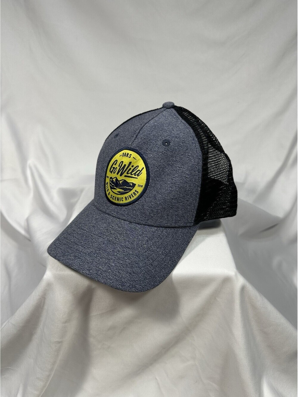 OARS Go Wild Trucker Hat Wild & Scenic Rivers Mesh Back Snapback
